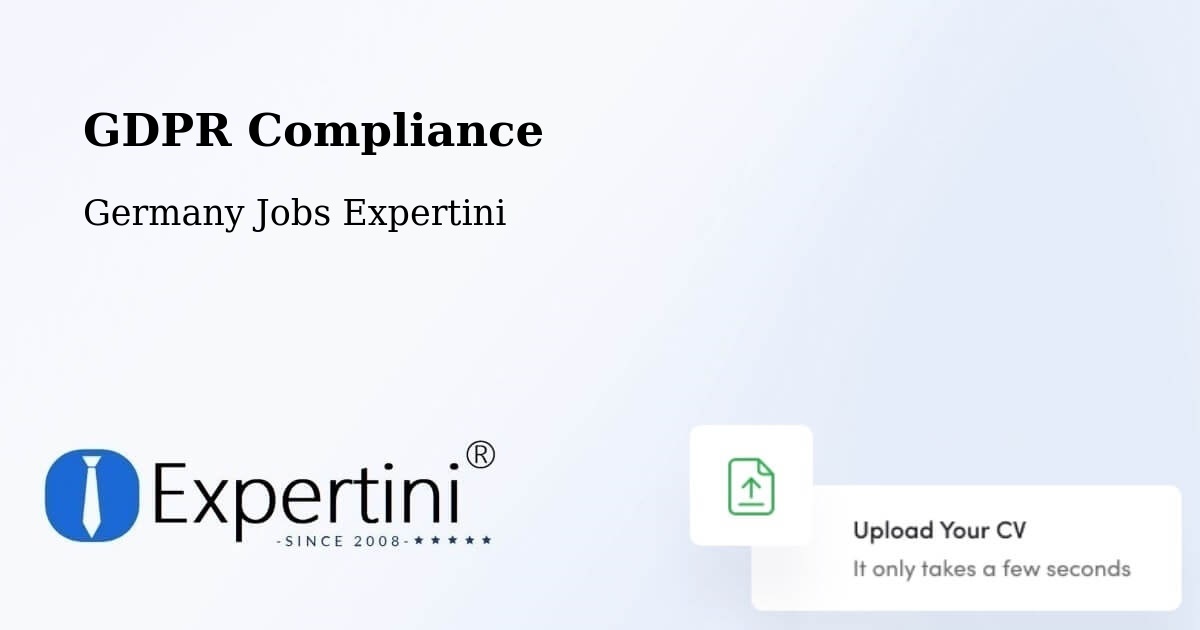 GDPR Compliance - Germany Jobs Expertini