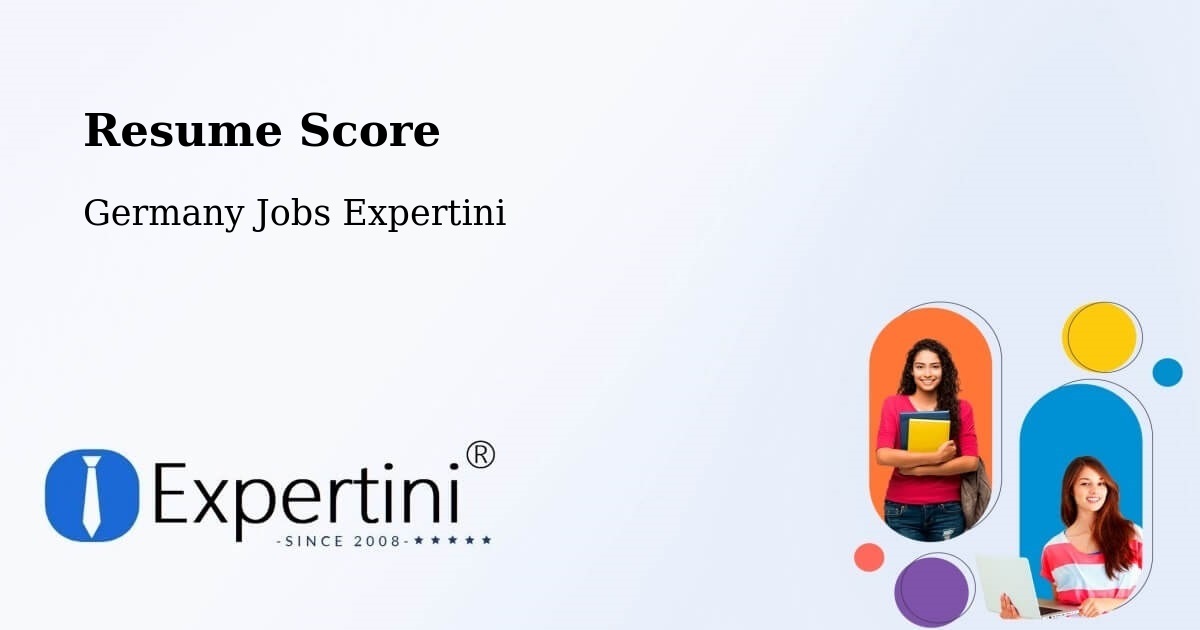 Resume Score - Germany Jobs Expertini